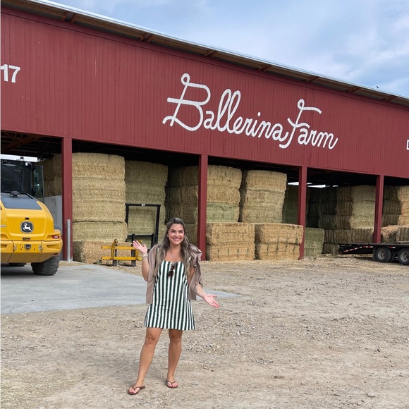 POMANDER GREEN STRIPPED DRESS - Picture 5 of 6